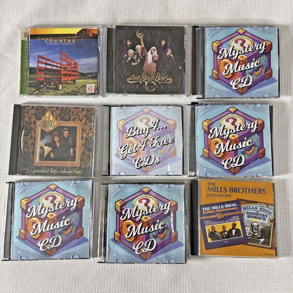Buy 4 Get 4 Mystery Music CDs - Country